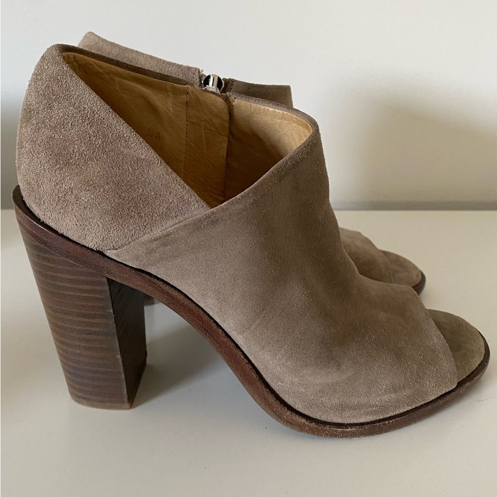 Rag & Bone Suede Open-Toe Ankle Boot - image 1